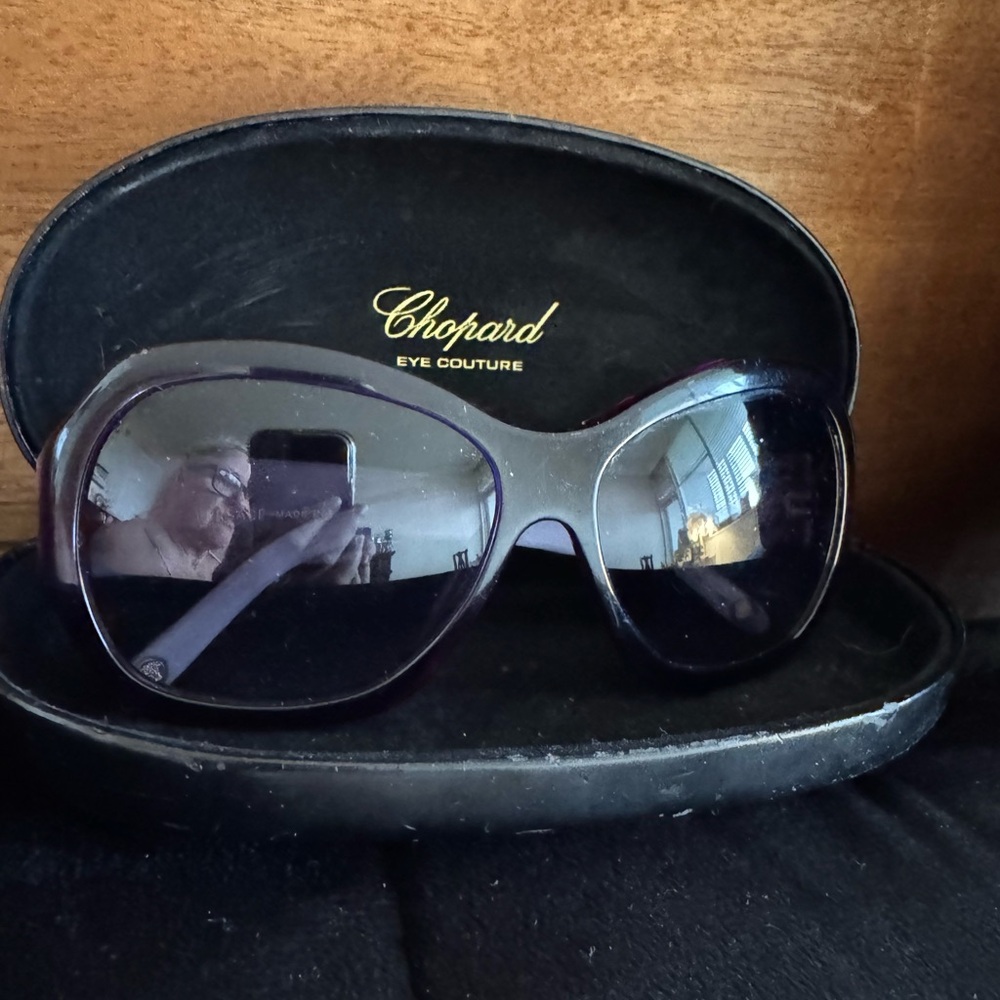 Versace Purple Women's Black Sunglasses
